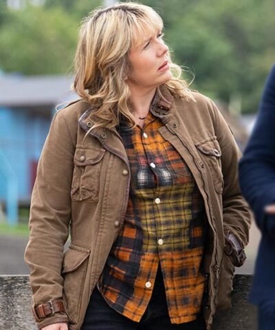 TV Series Whitstable Pearl Pearl Nolan Brown Cotton Jacket