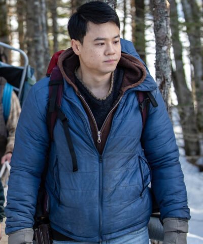 TV Series From 2024 Ricky He Blue Hooded Jacket