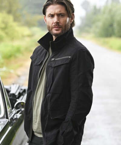 TV Series Tracker 2024 Russell Shaw Black Cotton Jacket