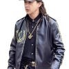 Movie Megalopolis 2024 Shia LaBeouf Black Leather Jacket