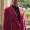 TV Series The Irrational 2024 Kylie Pink Trench Wool Coat