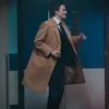 TV Series Rivals 2024 David Tennant Brown Trench Coat