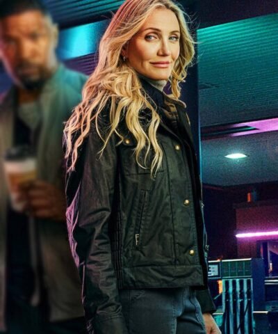 Movie Back in Action 2025 Emily Black Jacket