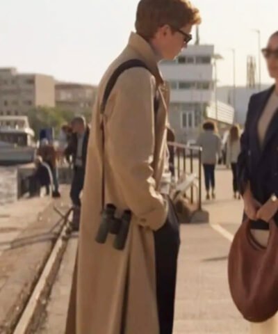 TV Series The Day Of The Jackal 2024 Jackal Beige Cotton Trench Coat