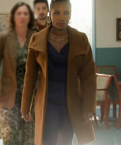 Found TV Series S02 Shanola Hampton Brown Wool Coat