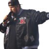 American Rapper Jelly Roll Amazon Music Live Concert Black Varsity Jacket