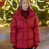 Movie The Finnish Line 2024 Anya Red Puffer Jacket