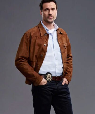 TV Series Found 2024 Brett Dalton Brown Suede Leather Jacket