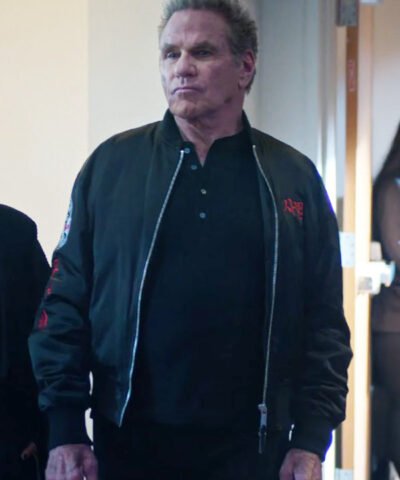 TV Series Cobra Kai 2024 Martin Kove Black Bomber Jacket