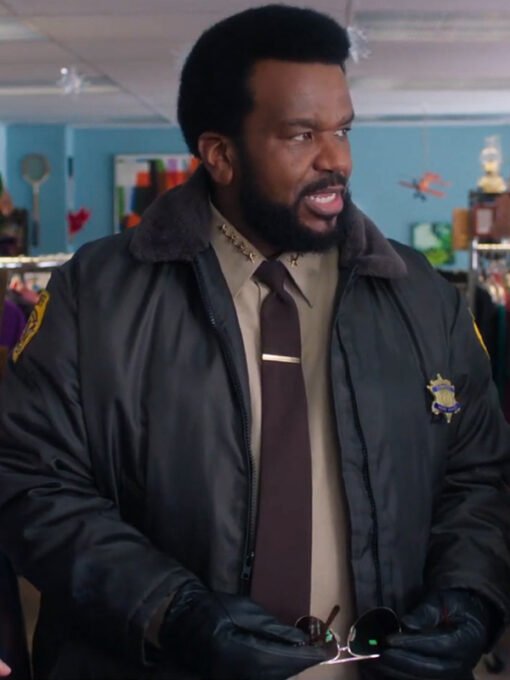 Craig Robinson Hot Frosty Black Jacket