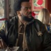 Movie Hot Frosty 2024 Craig Robinson Shearling Black Uniform Jacket