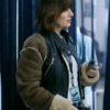 Rosemarie DeWitt Smile 2 Shearling Leather Jacket