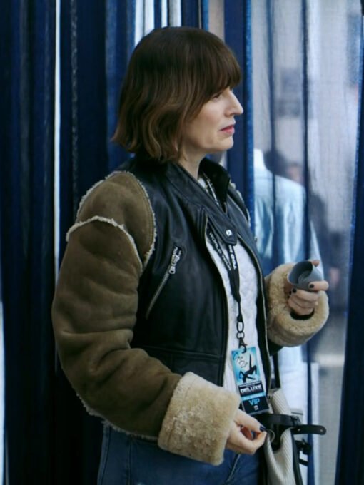 Rosemarie DeWitt Smile 2 Shearling Leather Jacket