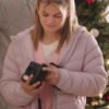 Movie Unwrapping Christmas Tina's Miracle 2024 Pink Hooded Jacket