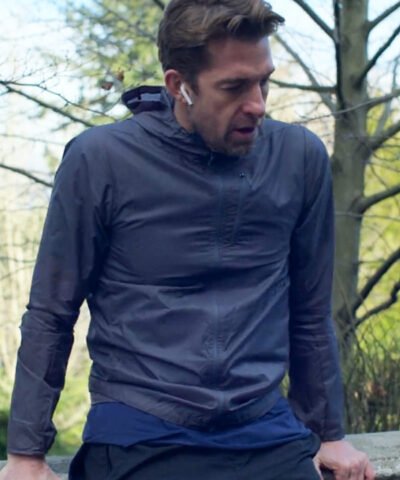 Movie Cellar Door 2024 Scott Speedman Blue Hooded Jacket