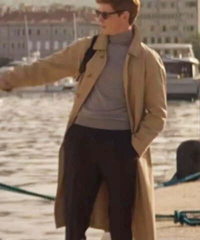 Eddie Redmayne The Day Of The Jackal S01 Beige Coat