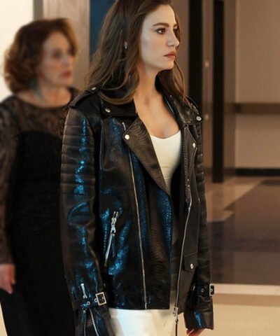 Devin Akin The Family Black Leather Jacket