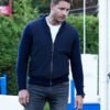 Tracker TV Series 2024 Justin Hartley Blue Bomber Jacket