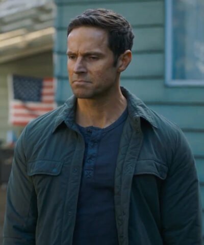 Dylan Bruce Tracker S02 Green Jacket