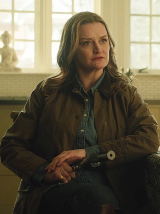 The Madness 2024 Alison Wright Brown Cotton Jacket