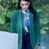 Found TV Series 2024 Lacey Quinn Green Cotton Blazer