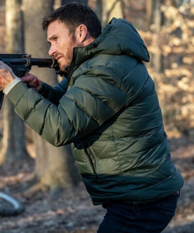 Scott Eastwood Alarum Green Hooded Jacket