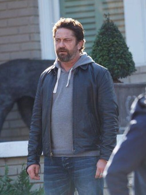 Movie Den Of Thieves Big Nick O Brien Black Leather Jacket