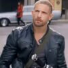 Movie Man with No Past 2025 Adam Woodward Black Leather Jacket