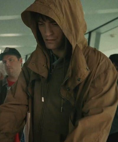 Robert Pattinson Mickey 17 Brown Hooded Jacket