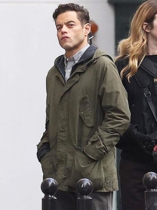 Rami Malek The Amateur Green Hooded Jacket