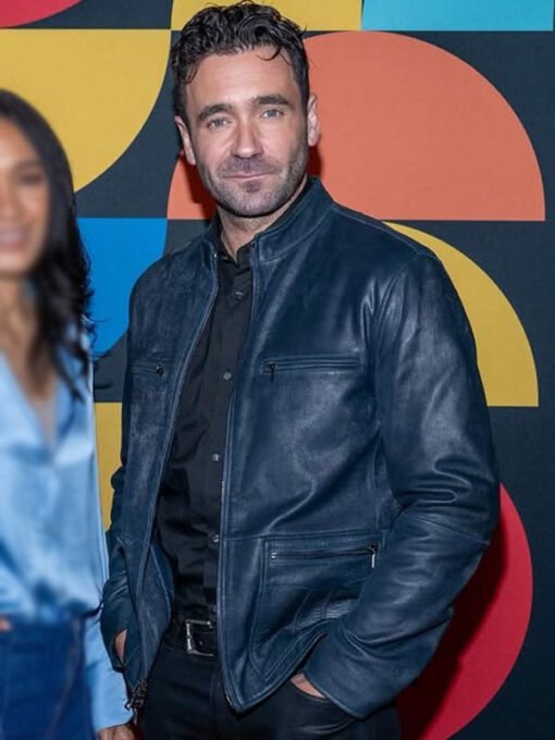 Allan Hawco Saint-Pierre S01 Leather Jacket