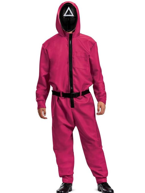 Squid Game Guard Pink Jumpsuit