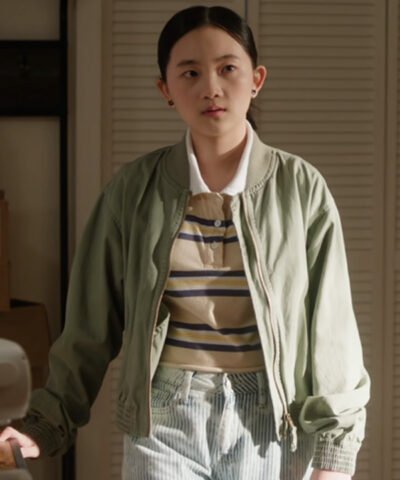 TV Series Found 2024 Stevie Zhao Green Bomber Jacket