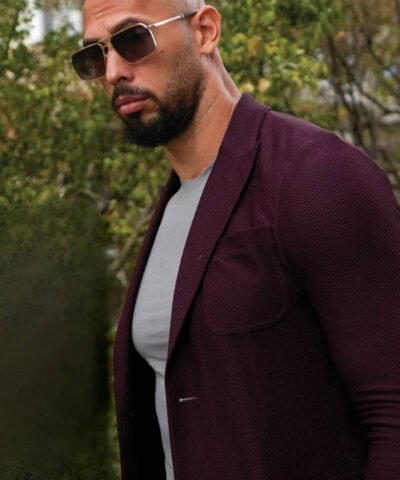 Andrew Tate Maroon Blazer