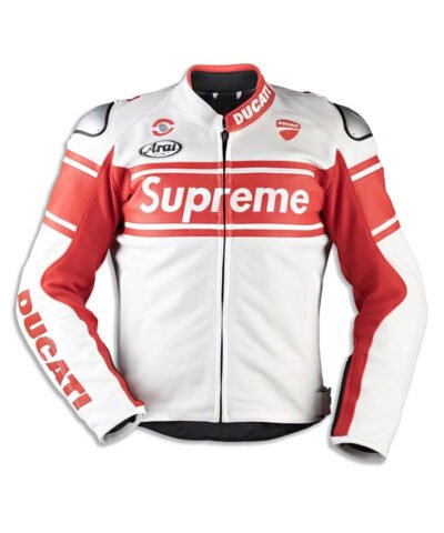 Ducati X Red And White Supreme Jacket