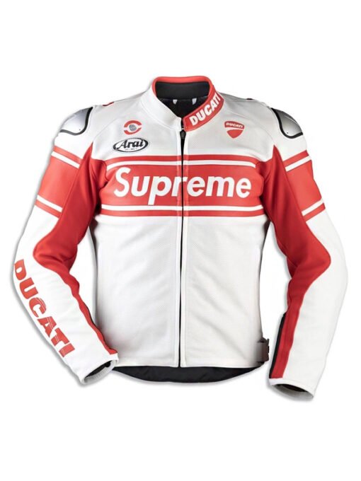 Ducati X Red And White Supreme Jacket