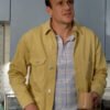 Shrinking TV Series 2024 Jason Segel Yellow Cotton Jacket