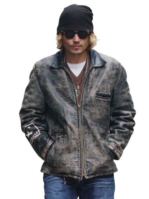 Secret Window 2003 Johnny Depp Leather Jacket