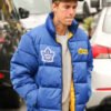 Justin Bieber Blue Puffer Jacket