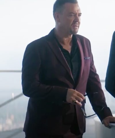 Movie Man with No Past 2025 Soach Maroon Blazer