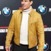 Movie Premiere Mission Impossible 4 Tom Cruise Leather Jacket