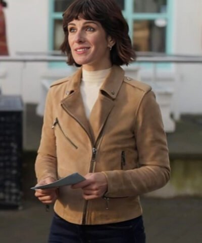 Movie Love Of The Irish 2025 Fiona Brown Suede Leather Jacket