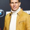 Mission Impossible 4 Premiere Tom Cruise Leather Jacket