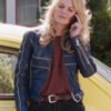 Once Upon A Time Emma Swan Blue Leather Jacket