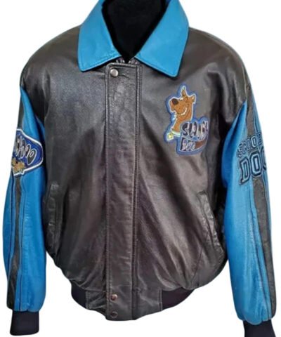 Scooby Doo Bomber Leather Jacket