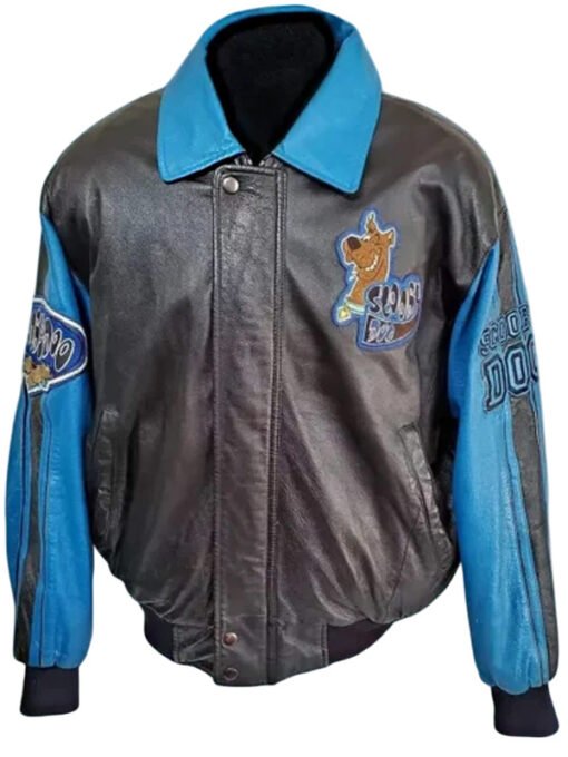 Scooby Doo Bomber Leather Jacket