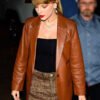 Taylor Swift Leather Blazer