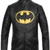 The Flash Batman Black Leather Jacket