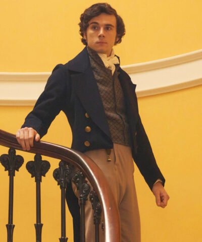 TV Series Miss Austen 2025 Calam Lynch Blue Tailcoat