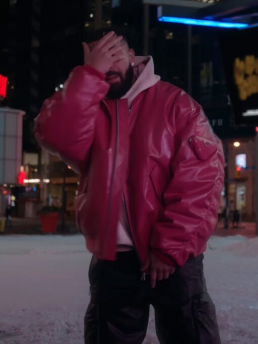 What’s Next Pink Drake Leather Jacket